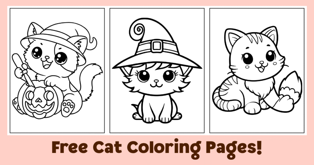 Free Cat Coloring Pages