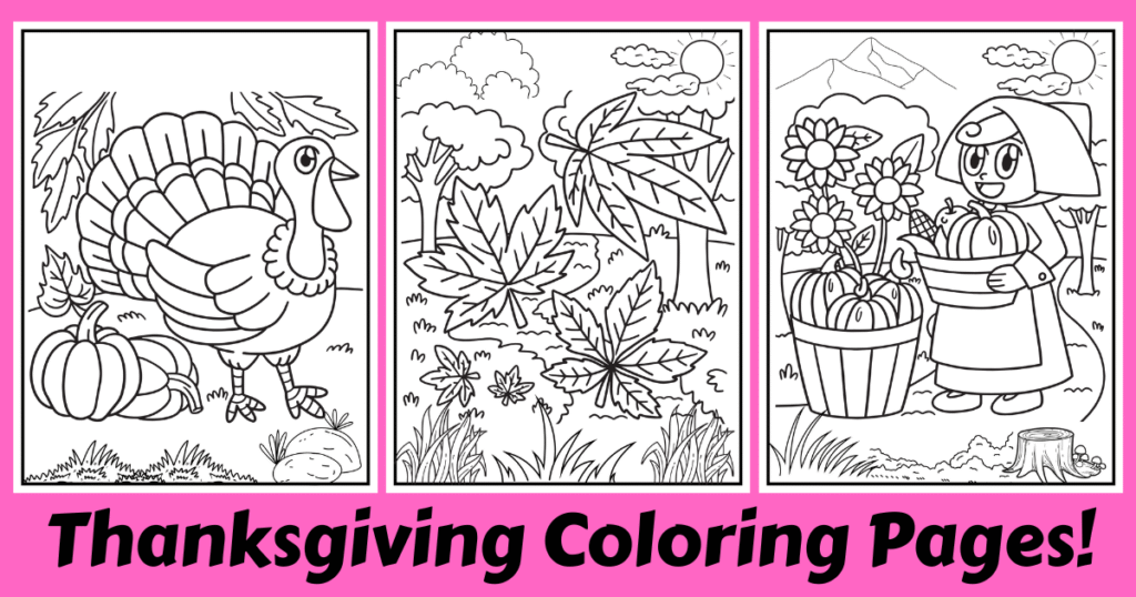 Thanksgiving Coloring Pages