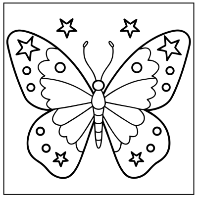 Butterfly Coloring Page 11