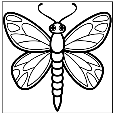 Butterfly Coloring Page 22
