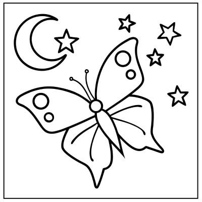 Butterfly Coloring Page 23