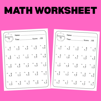 MATH WORKSHEET
