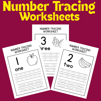 Number Tracing Worksheets