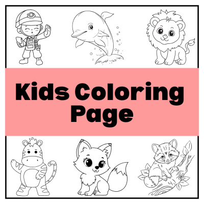 Kids Coloring Page